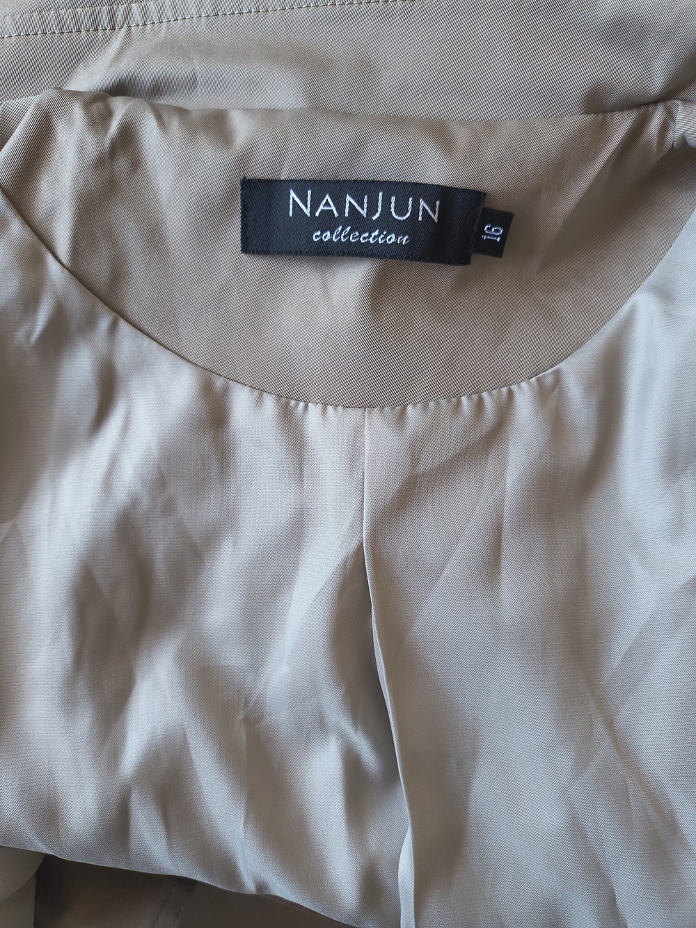 Classic Double-Breasted Taupe Trench Coat by Halogen - Picture 11 of 11